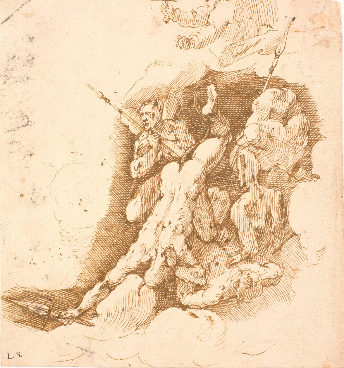 Fallen Angels (från en domedagskomposition) av Frantz Cleyn