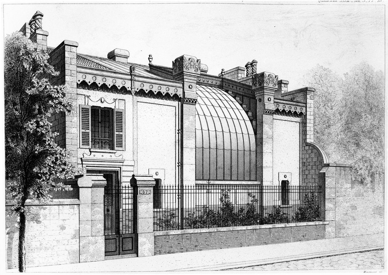 Målarateljé, 57, boulevard Arago, Paris. 1878 av Frantz Huguelin