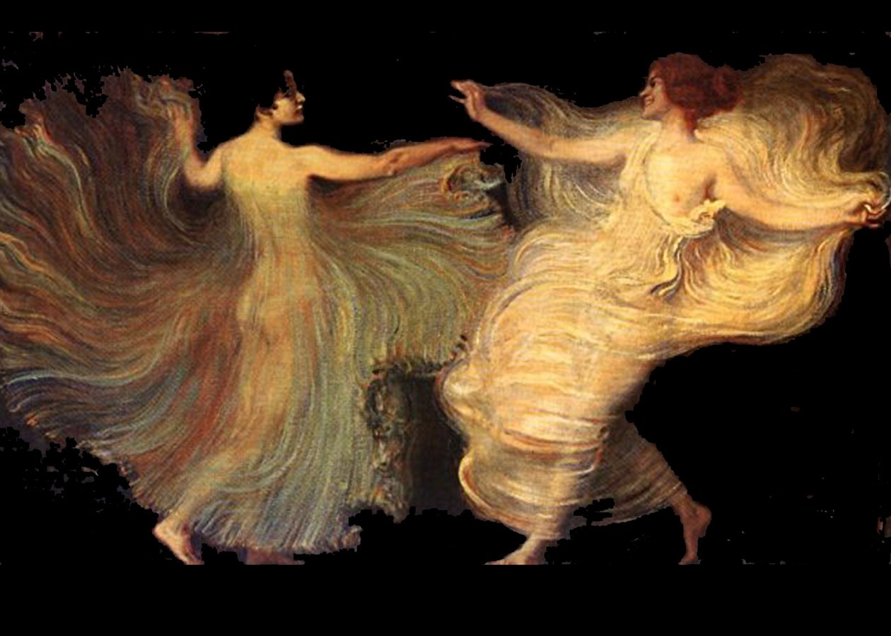 Dancers av Franz von Stuck
