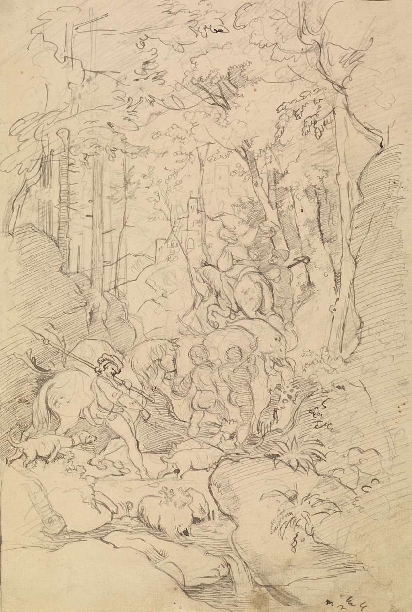 En jaktfest av Franz Albert Venus