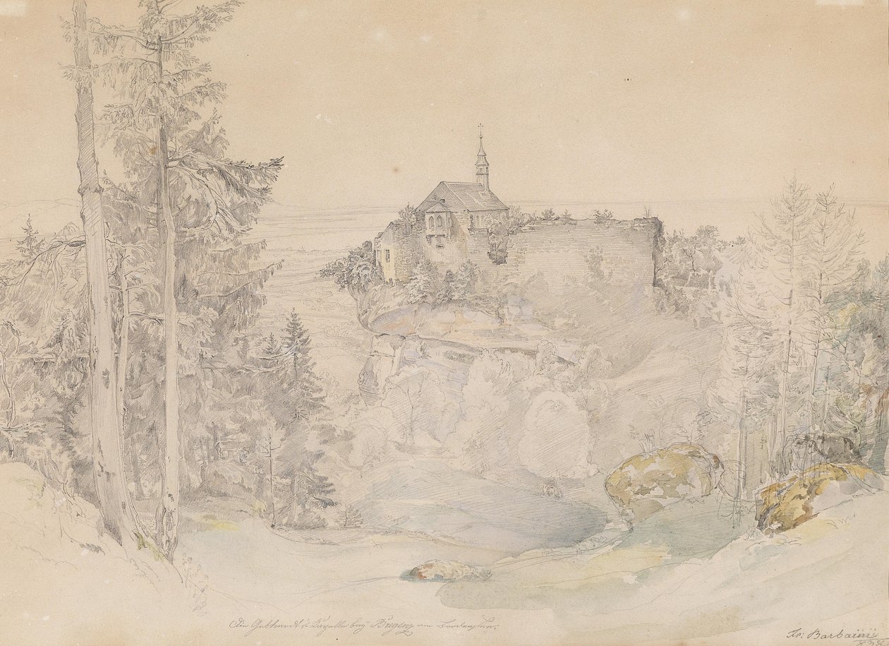 Gebhardt -kapellet nära Bregenz av Franz Barbarini