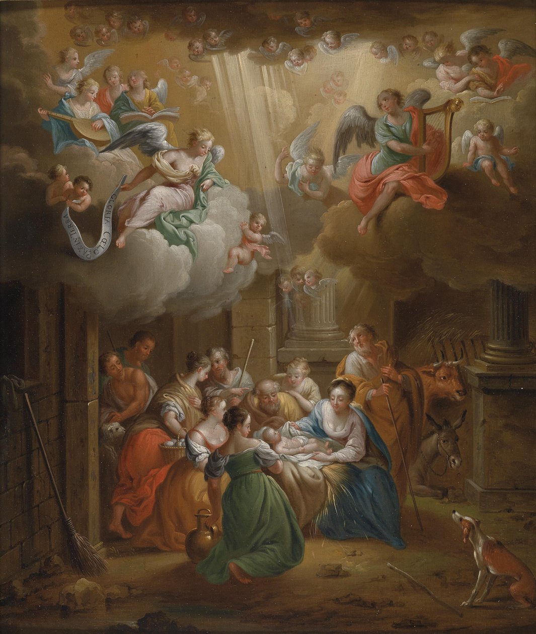 The Adoration of the Shepherds av Franz Christoph Janneck