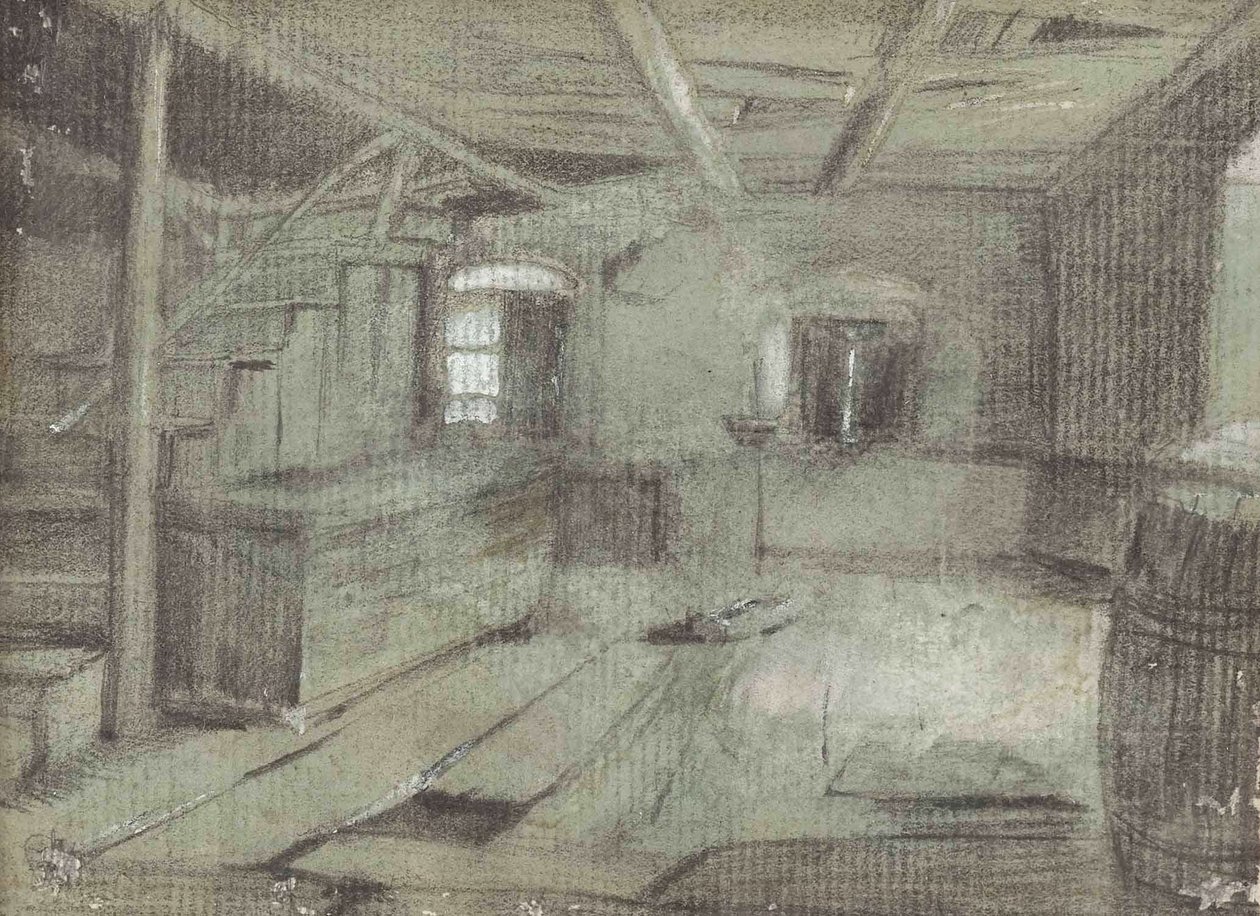  Bauernstuben-Interieur av Franz Defregger