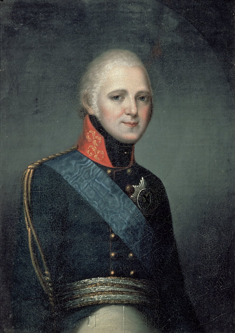 Porträtt av kejsar Alexander I (1777-1825), 1804 av Franz Gerhard von Kugelgen