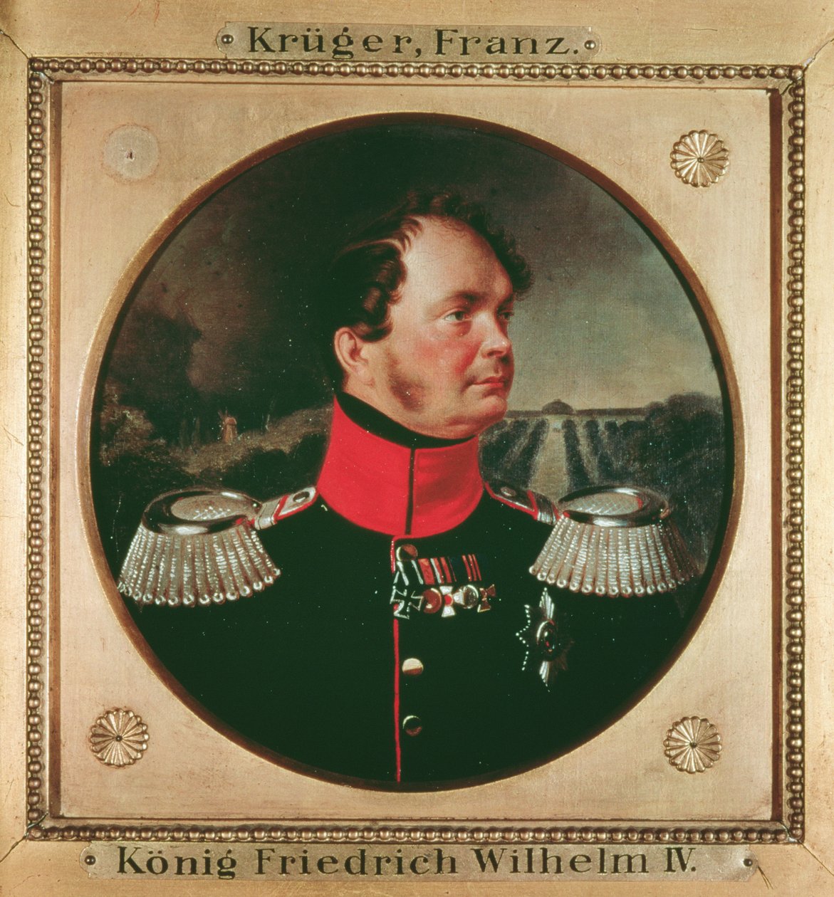 Friedrich Wilhelm IV, ca 1850 av Franz Krüger