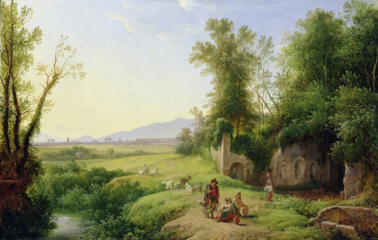 Dungen i Egeria av Franz Ludwig Catel