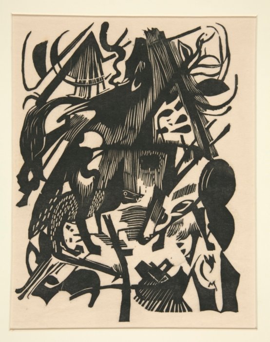 Vargarnas födelse av Franz Marc