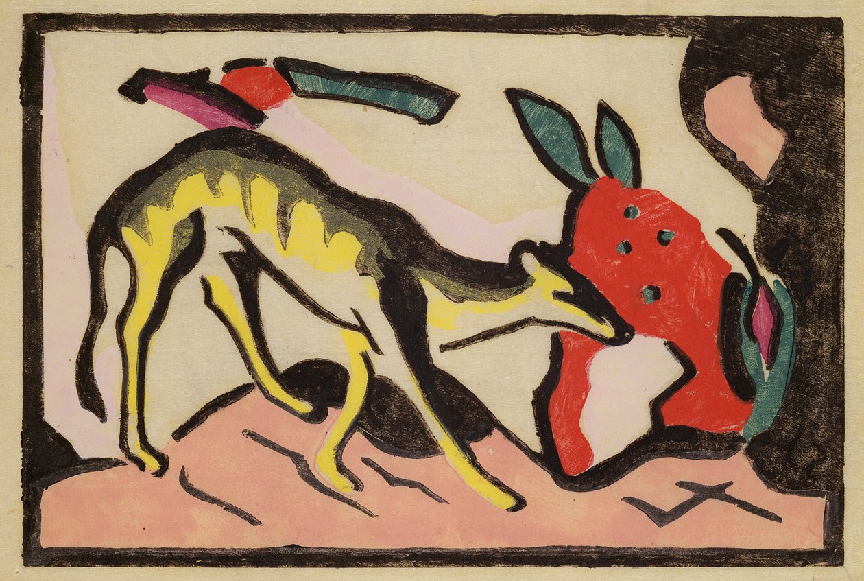 Sloth, 1912 av Franz Marc