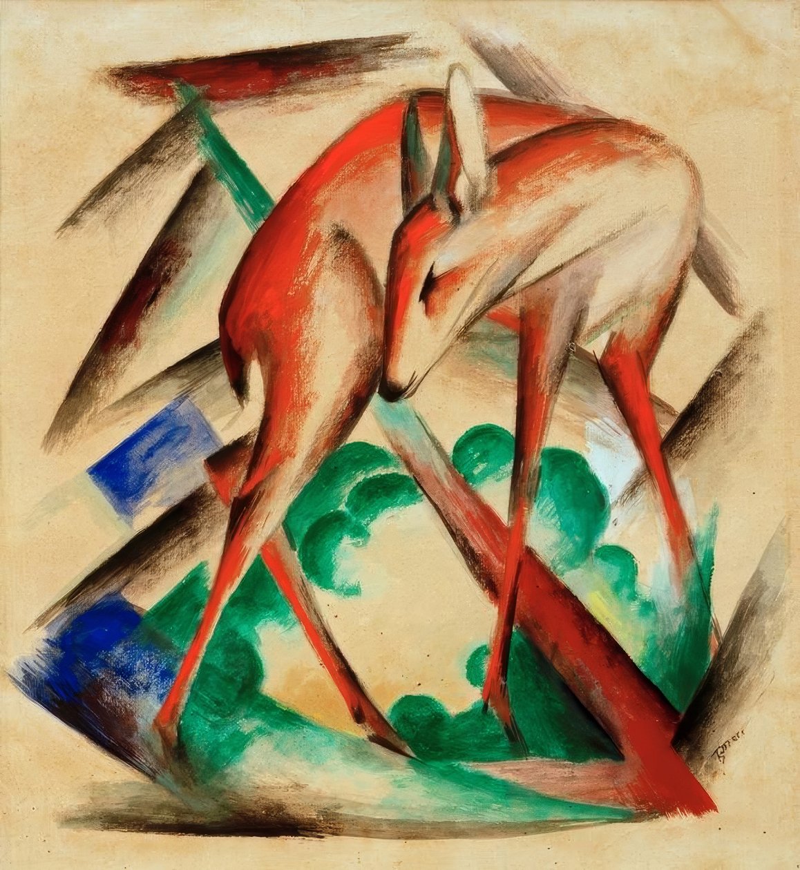 rådjur av Franz Marc