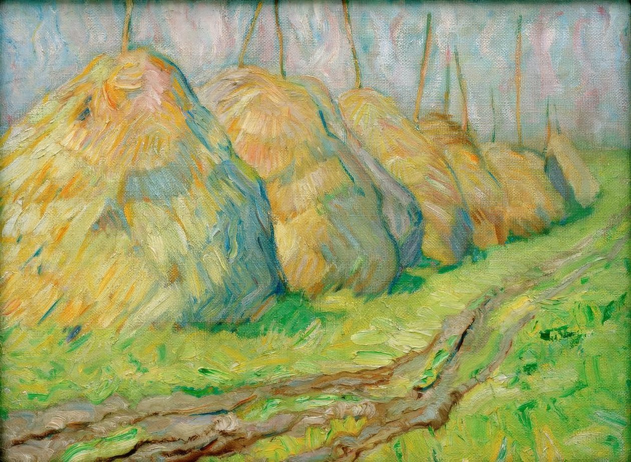 Rörda knäböjningar av Franz Marc