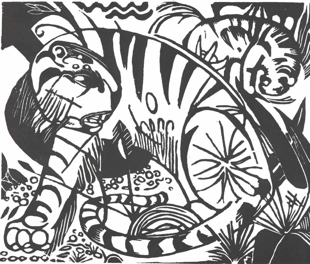 Tiger av Franz Marc