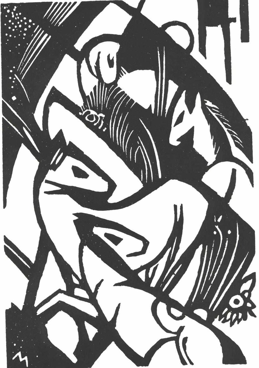 Wildpferdchen av Franz Marc