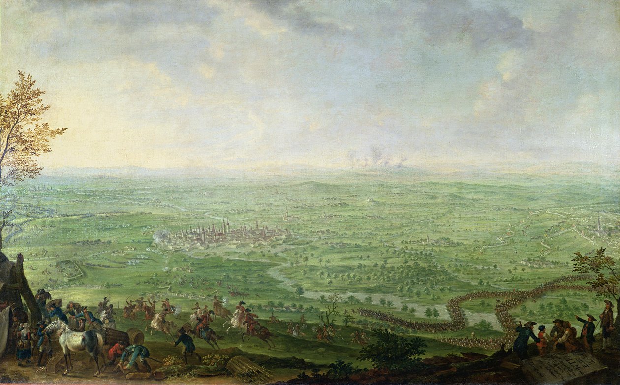 Belägringen av Olmutz av den preussiska armén, 1758 av Franz Paul Findenigg