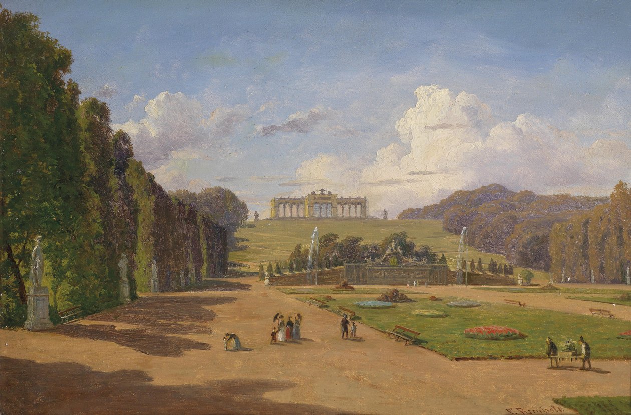 Schönbrunn, Blick auf die Gloriette av Franz Reinhold