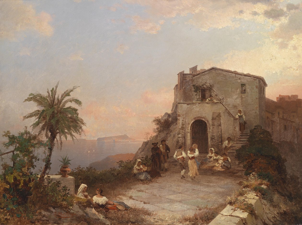 Sommerfest in Italien av Franz Richard Unterberger