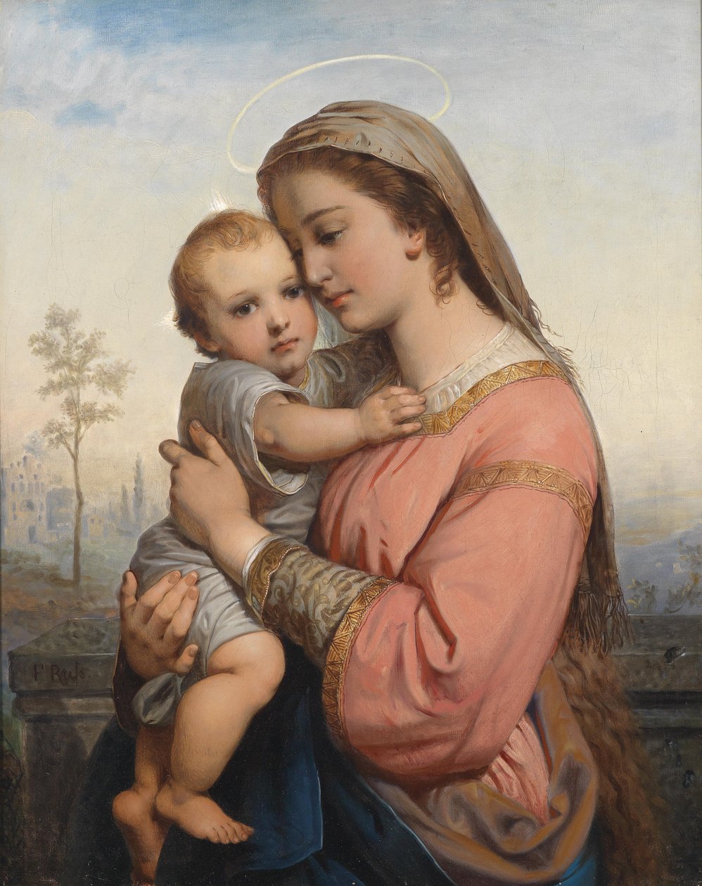 Madonna and Child av Franz Russ the Elder