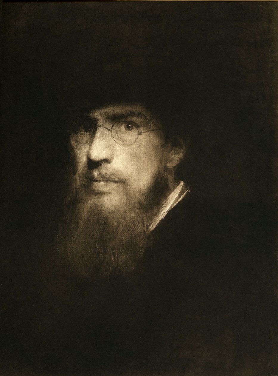 Franz Lenbach, självporträtt av Franz Seraph von Lenbach