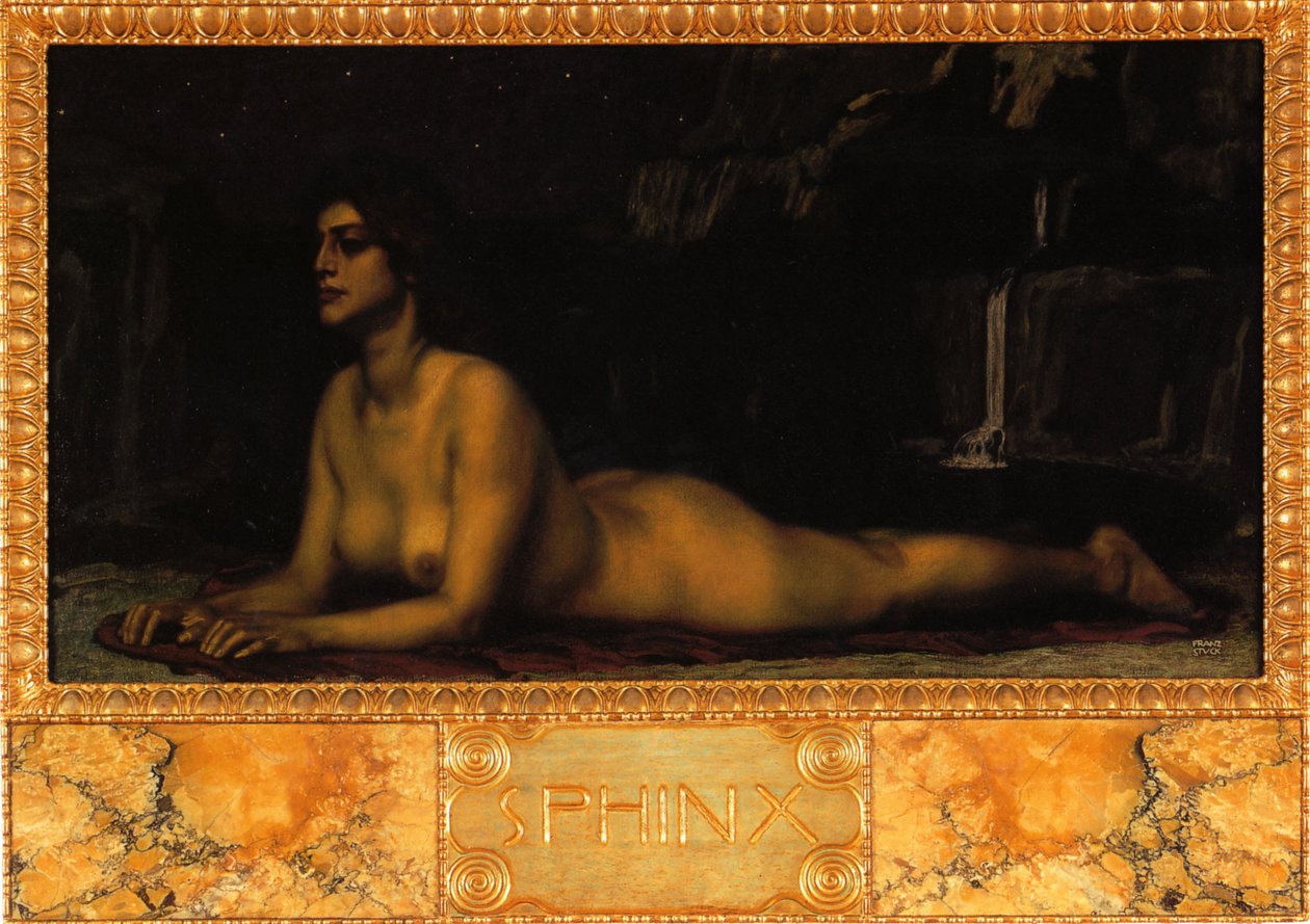 Sphinx av Franz von Stuck