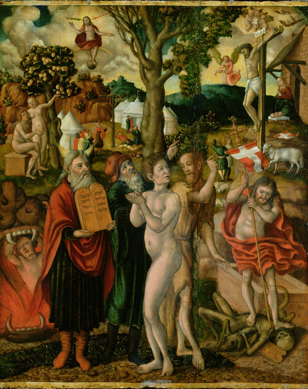 Fall och återlösning, 1540 av Franz Timmermann