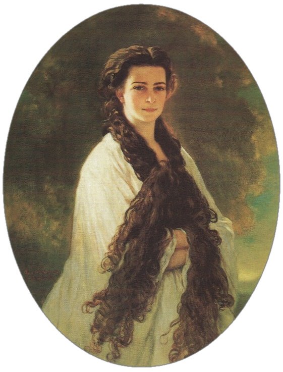Elisabeth, Kaiserin von Österreich av Franz Xaver Winterhalter