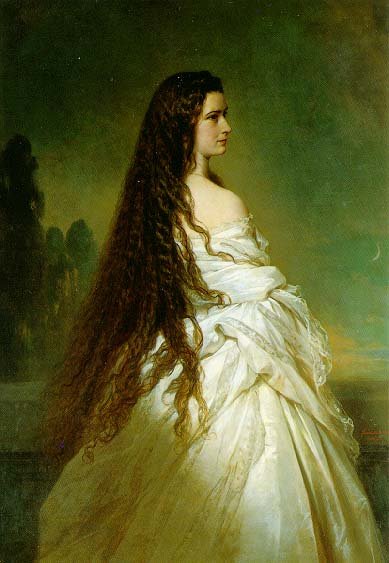 Elisabeth Kaiserin von Österreich av Franz Xaver Winterhalter