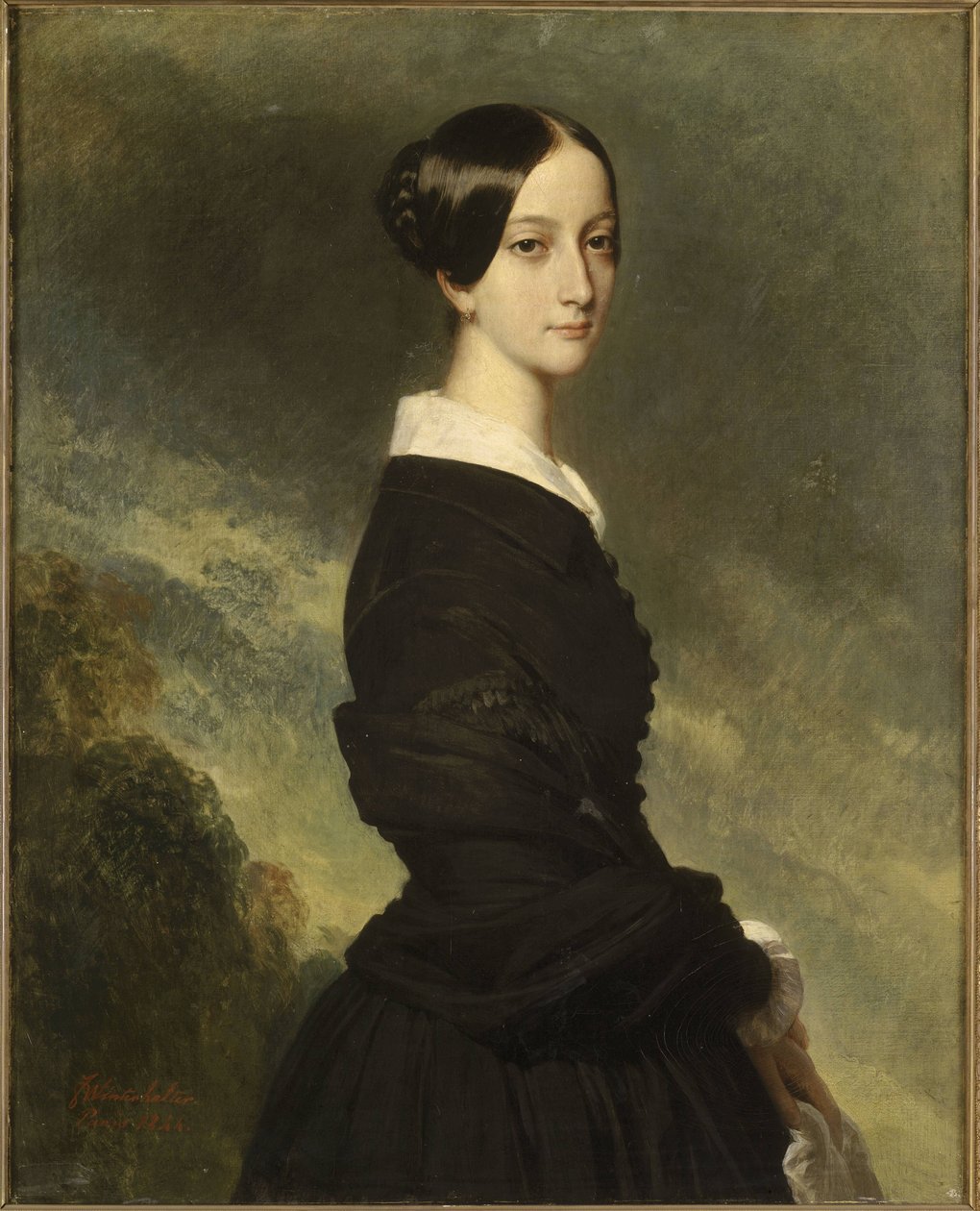Francisca de braganca av Franz Xaver Winterhalter