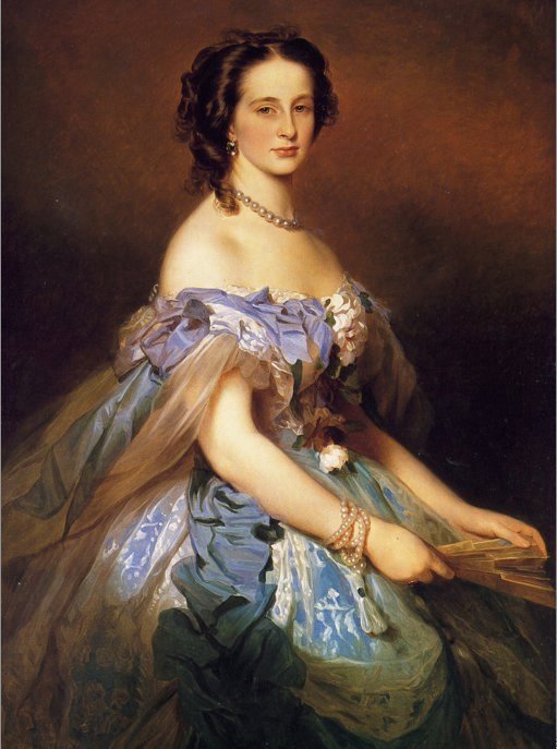 Grand Duchess Alexandra Iosifovna av Franz Xaver Winterhalter