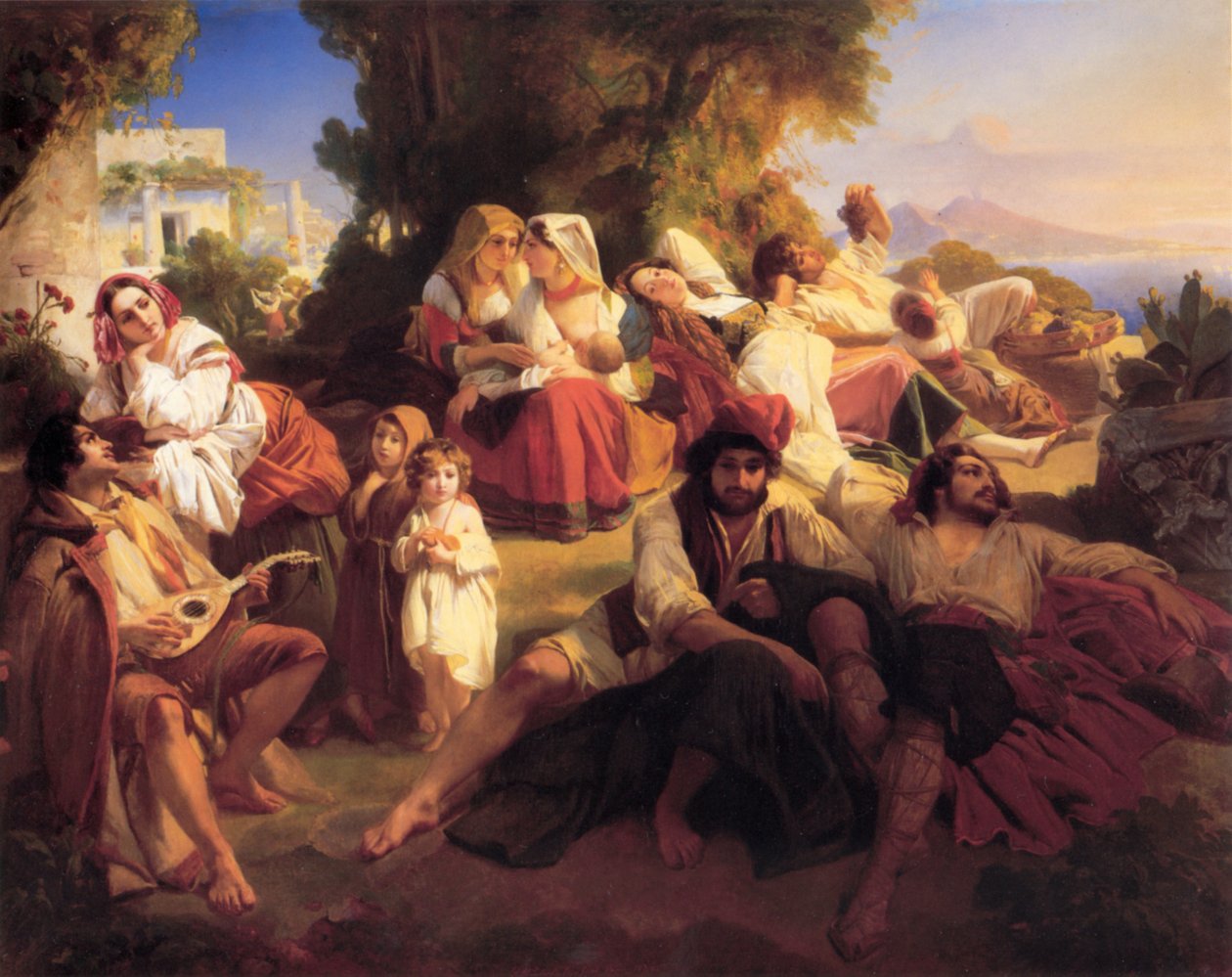 Il dolce far niente  av Franz Xaver Winterhalter