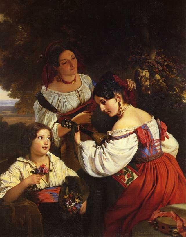 Italienische Genreszene av Franz Xaver Winterhalter