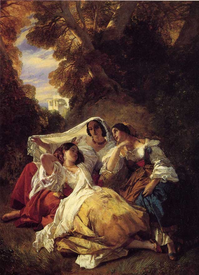 La Siesta av Franz Xaver Winterhalter