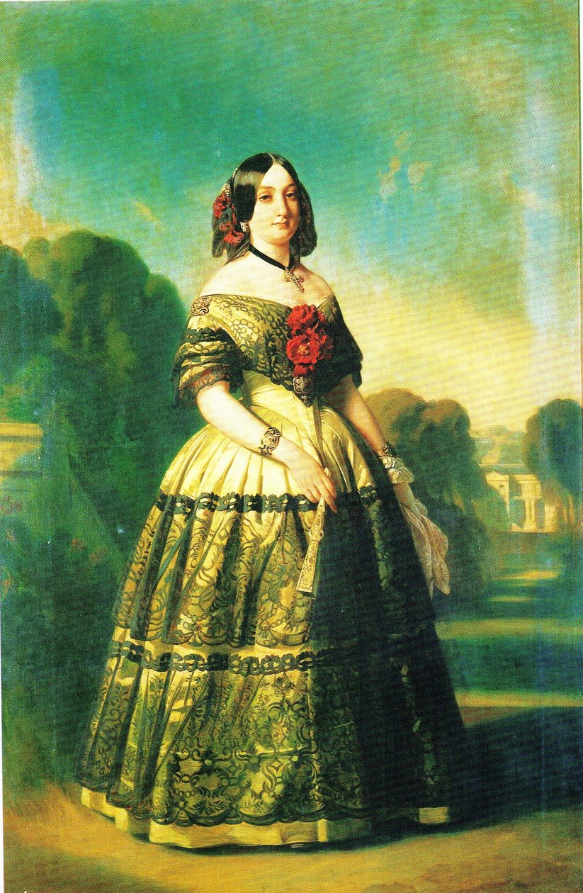 La infanta Luisa Fernanda de Borbón av Franz Xaver Winterhalter