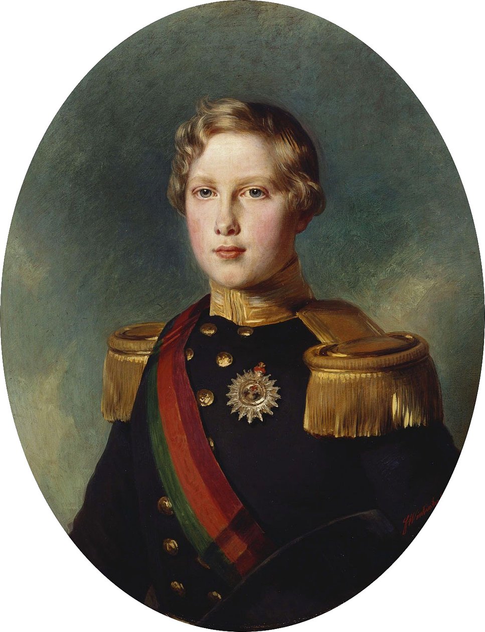 Louis I, King of Portugal av Franz Xaver Winterhalter