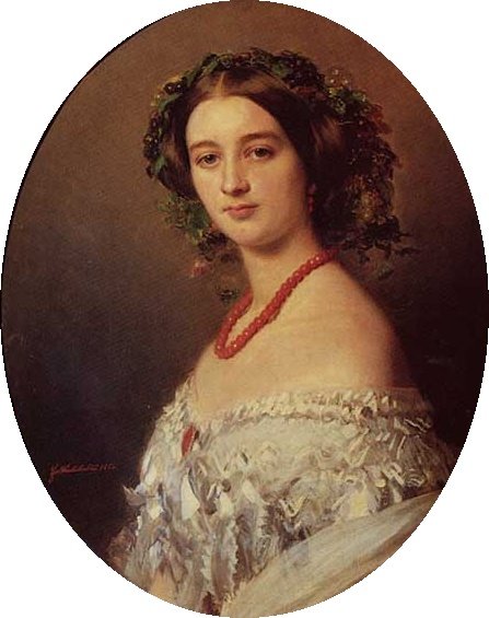 Maria Louise de Wagram Princess of Murat  av Franz Xaver Winterhalter