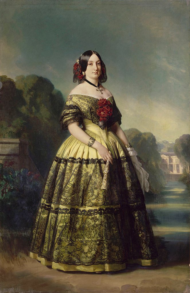 Maria Luisa von Spanien  av Franz Xaver Winterhalter