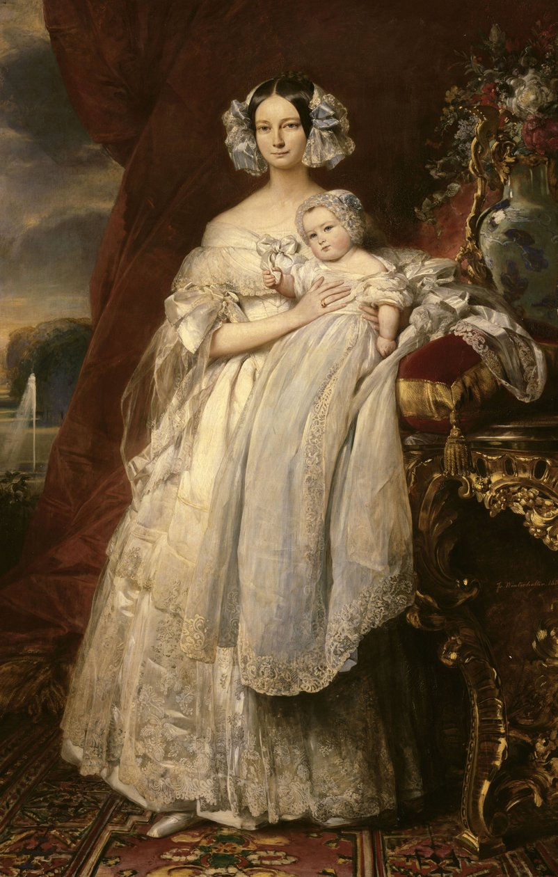 Portrait of Helena of Mecklemburg av Franz Xaver Winterhalter