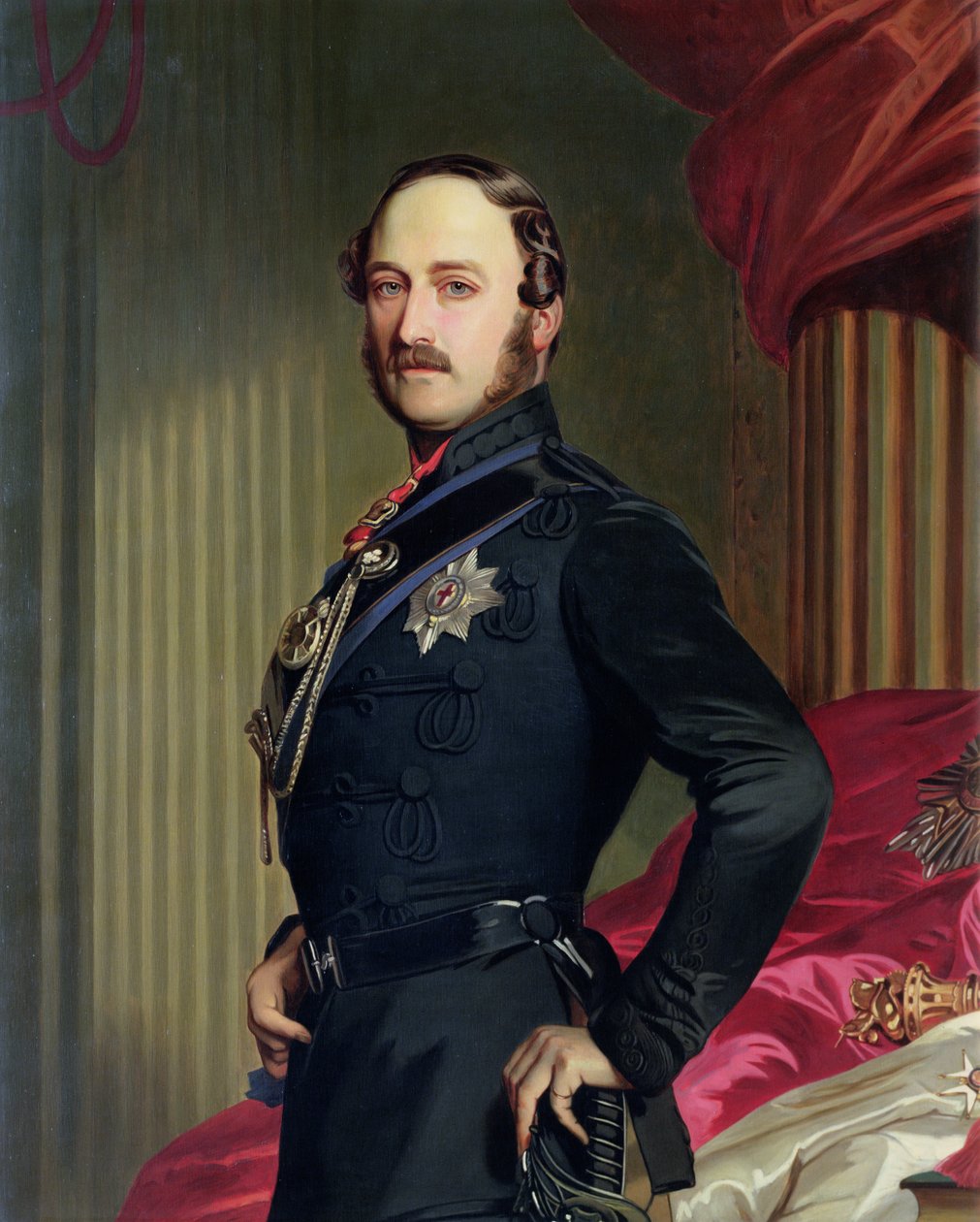 Porträtt av Prins Albert (1819-61) 1859 av Franz Xaver Winterhalter