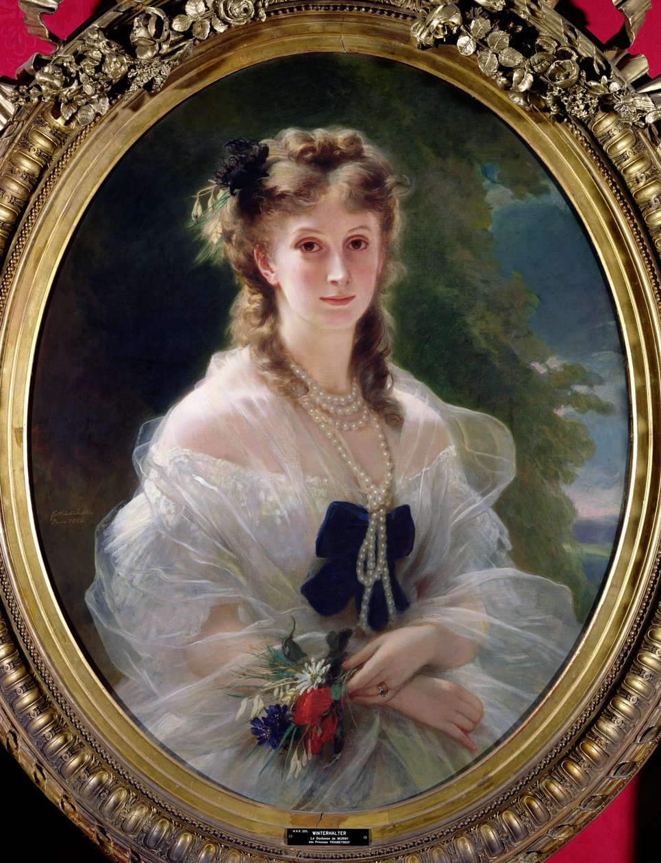 Porträtt av Sophie Troubetskoy (1838-96) grevinnan av Morny, 1863 av Franz Xaver Winterhalter