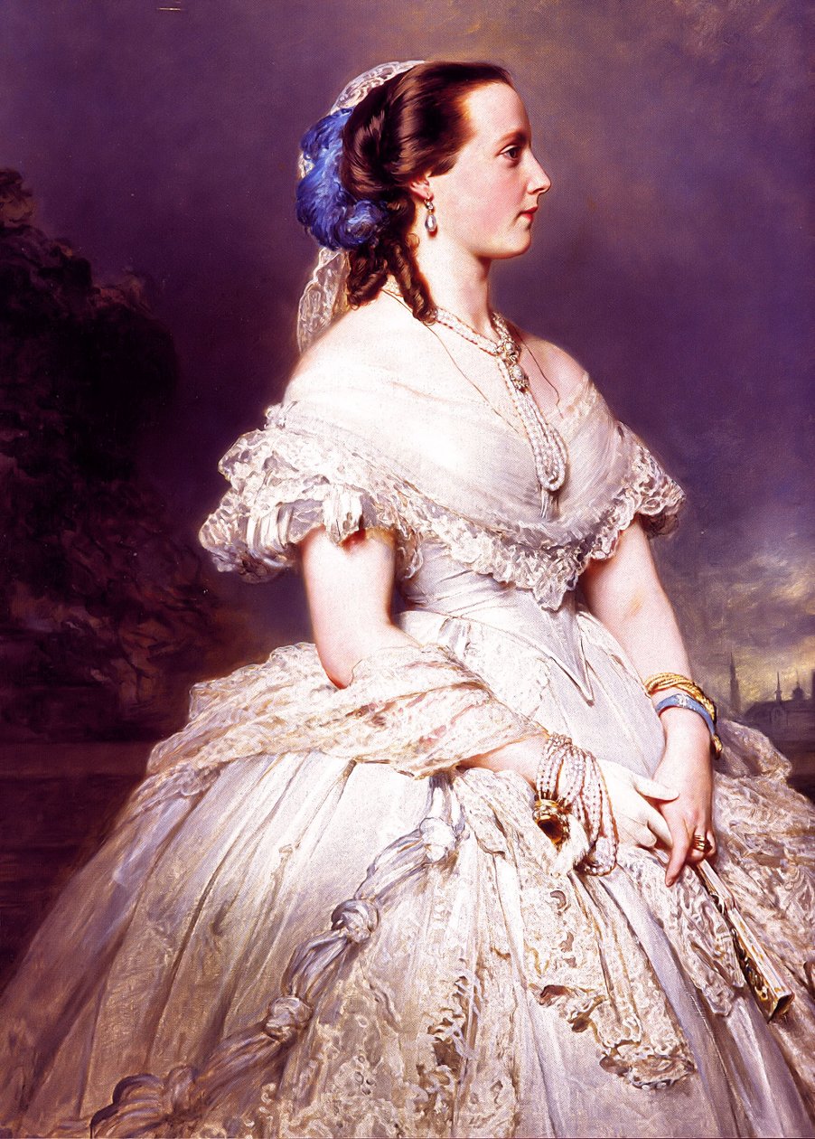 Portret van koningin Maria Hendrika av Franz Xaver Winterhalter