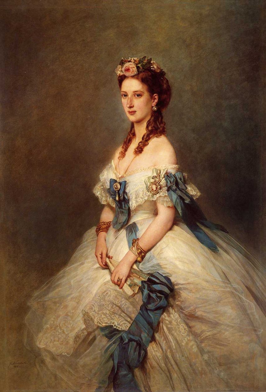 Queen Alexandra when Princess of Wales  av Franz Xaver Winterhalter
