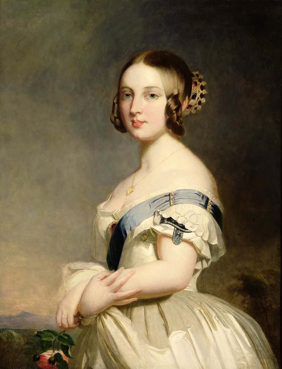 Drottning Victoria (1819-1901) (se även 15318 och 159010) av Franz Xaver Winterhalter