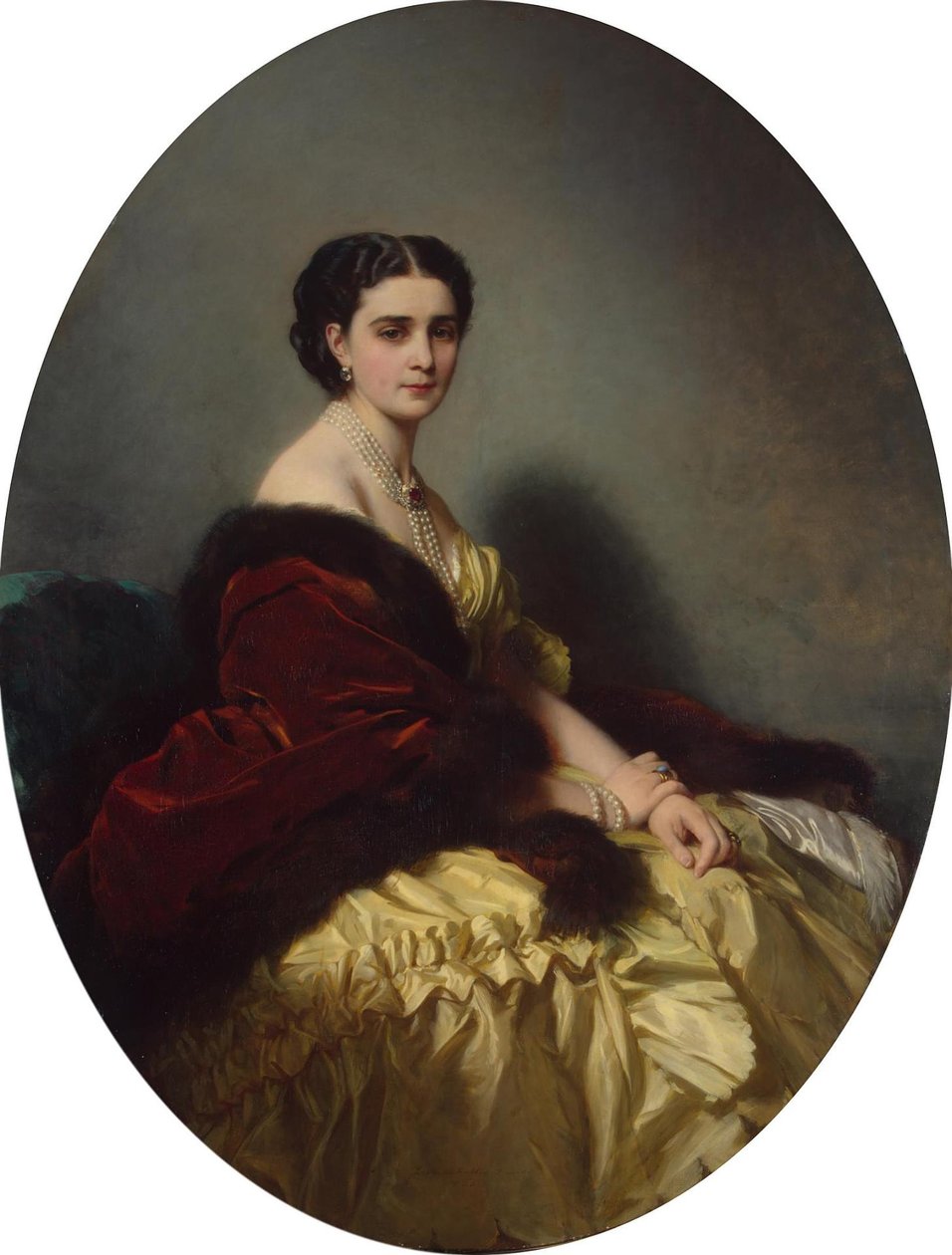 Sophia Petrovna Narishkina  av Franz Xaver Winterhalter