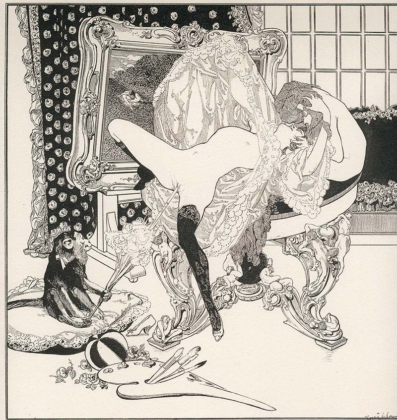  Der Toilettentischn av Franz von Bayros