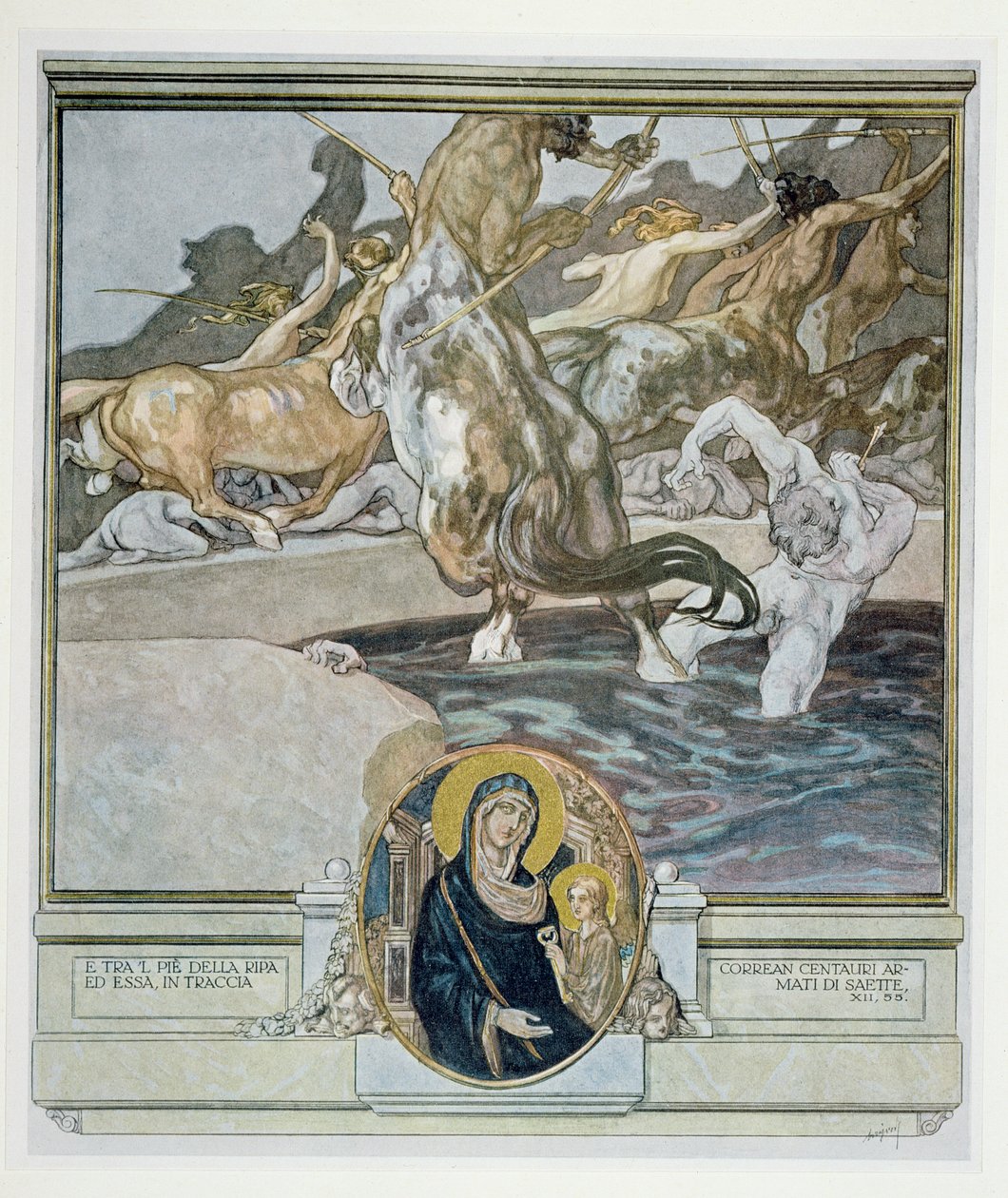 Illustration från Dantes 