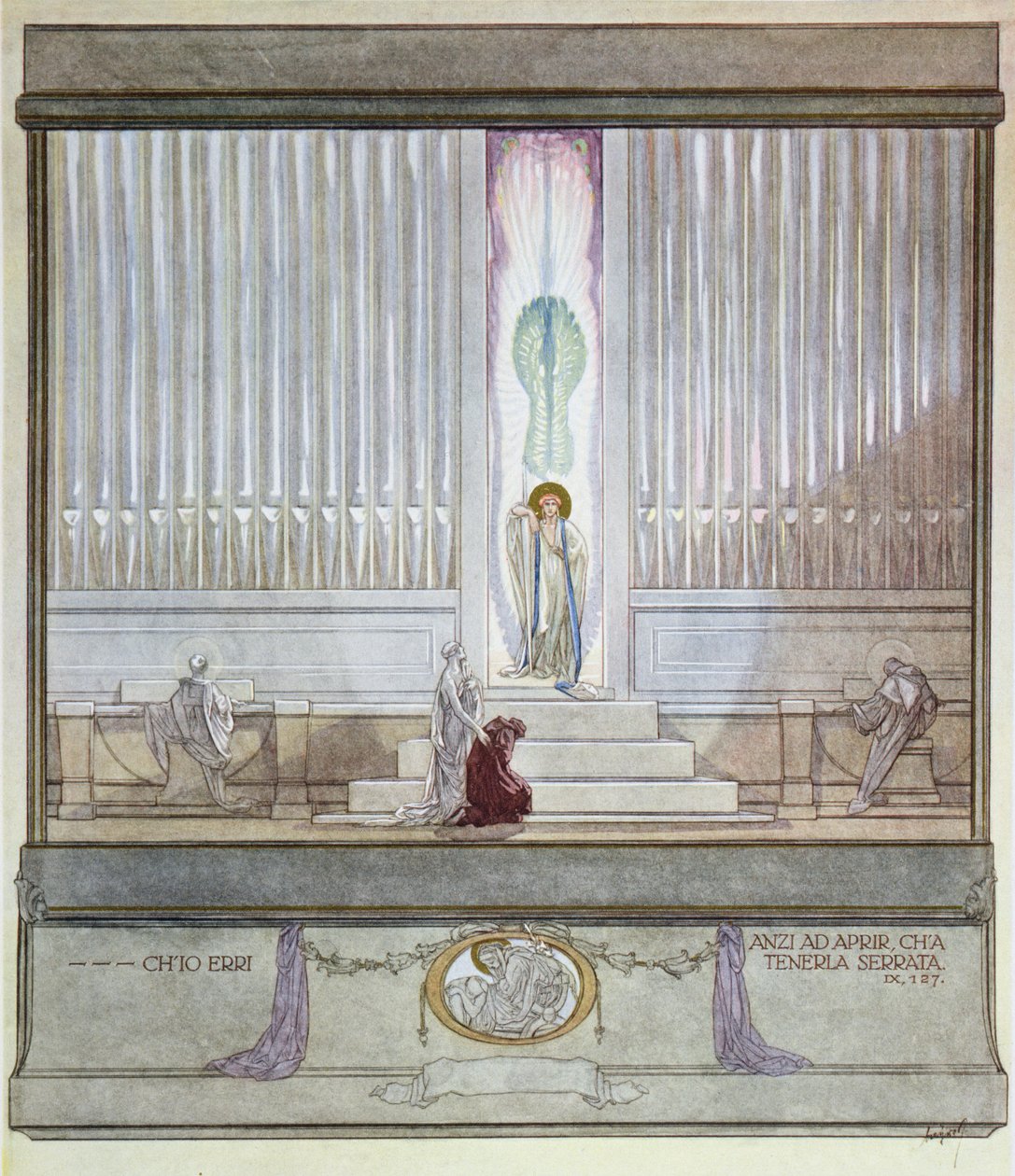 Illustration från Dantes 