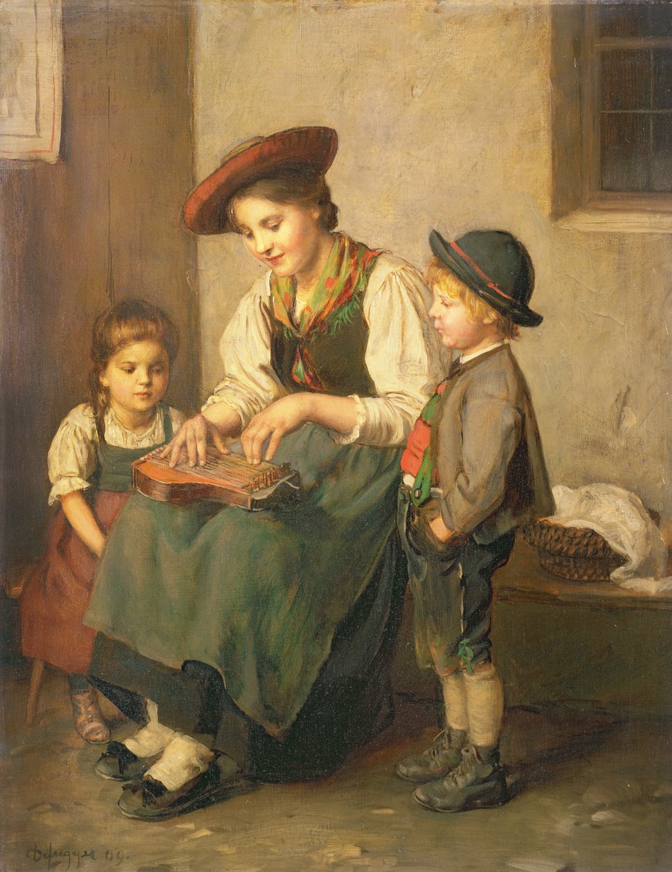 Citerspelaren av Franz Defregger