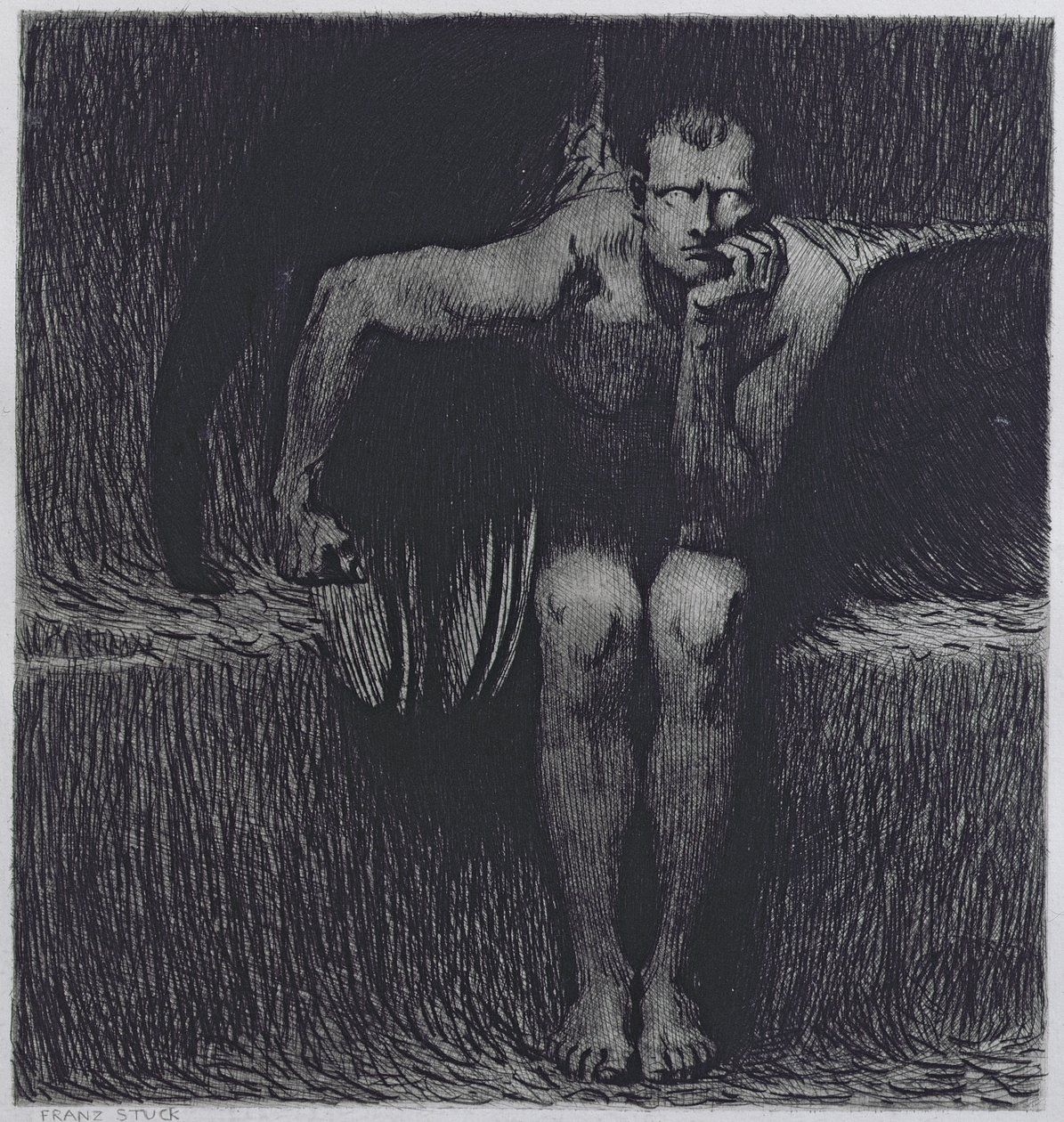djävulen av Franz von Stuck