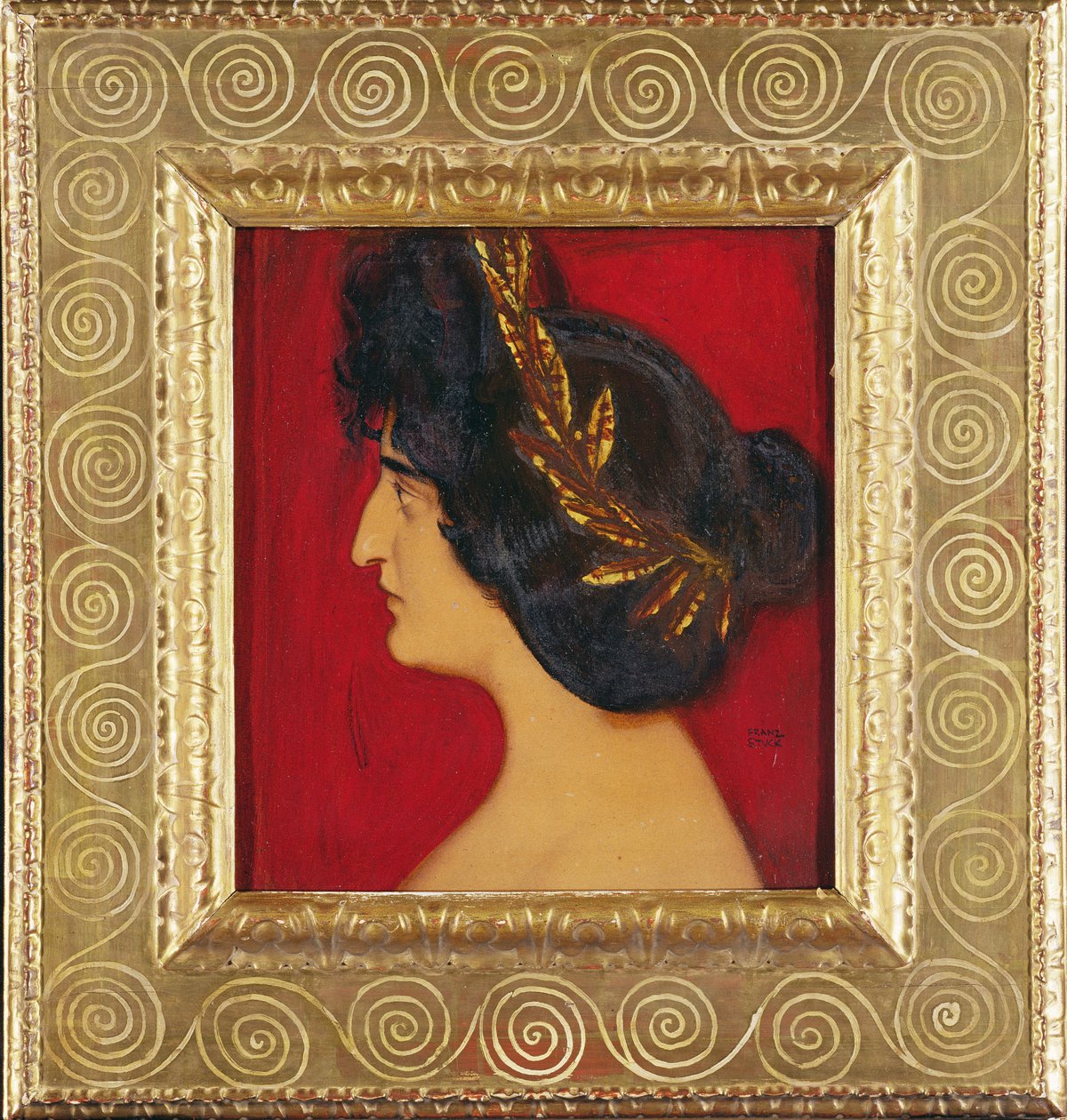 romersk kvinna av Franz von Stuck