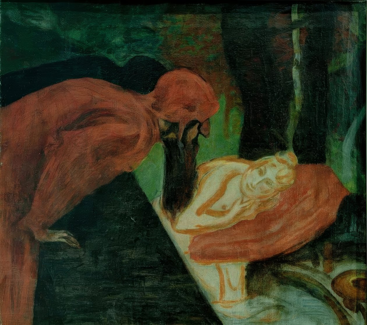 Susanna och de två gamla människorna av Franz von Stuck