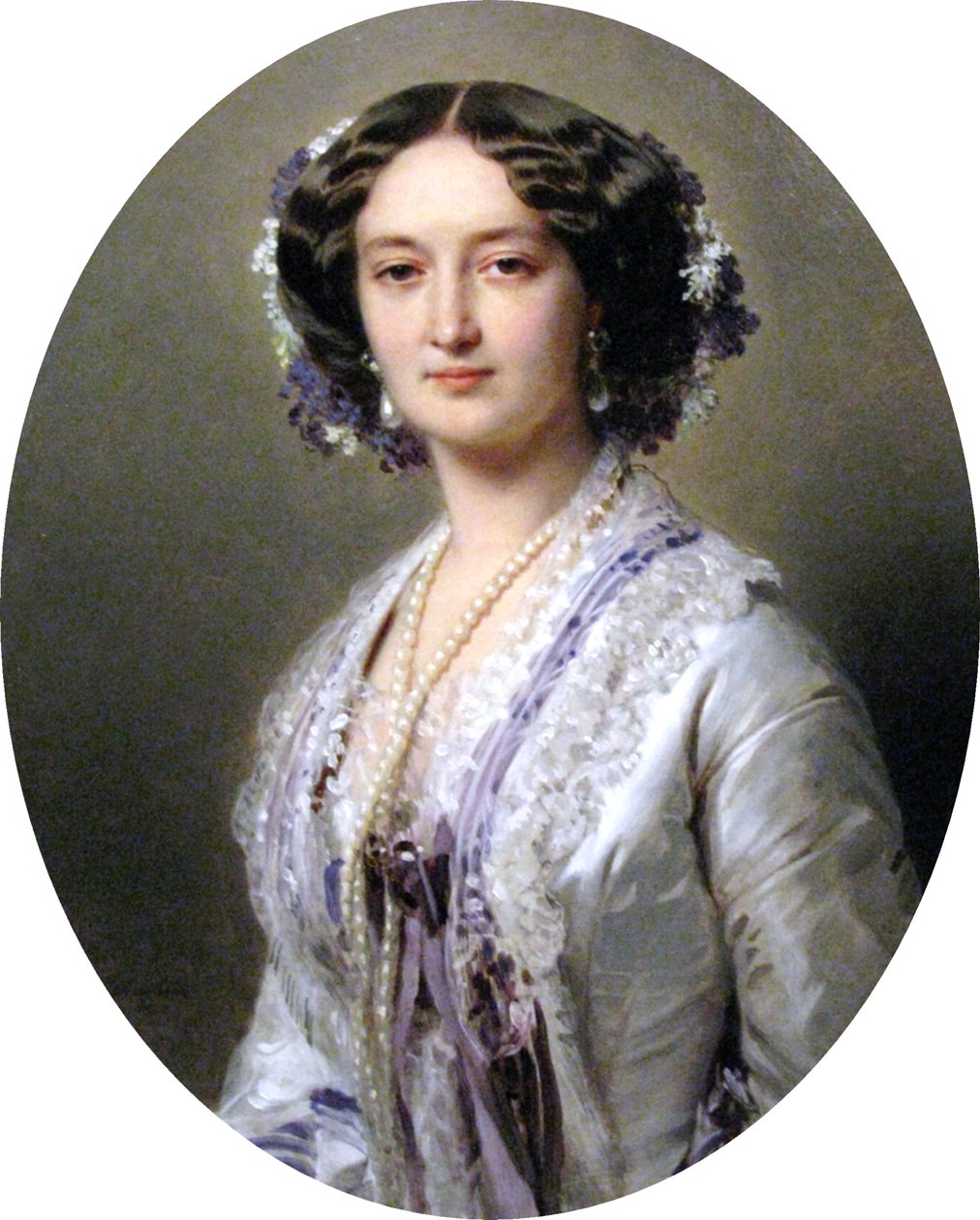 Portrait of Katarzyna Potocka née Branicka av Franz Xaver Winterhalter
