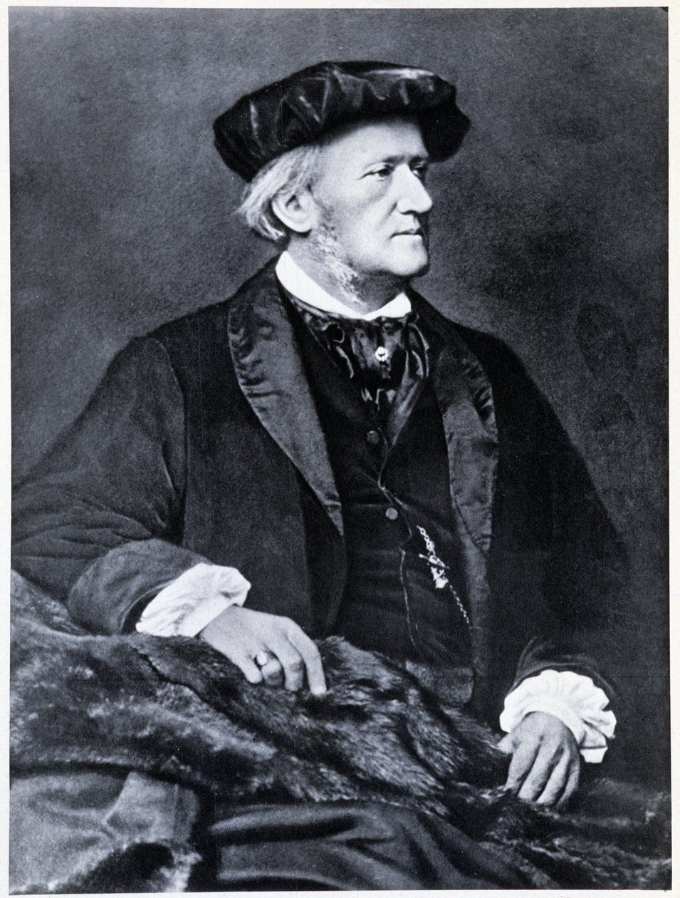 Richard Wagner - porträtt av Franz Hanfstaengl av Franz (after) Hanfstaengl